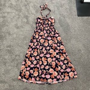 NWT Fit and Flare Keyhole Halter Dress